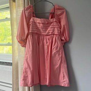 Abercrombie mini puff sleeve dress